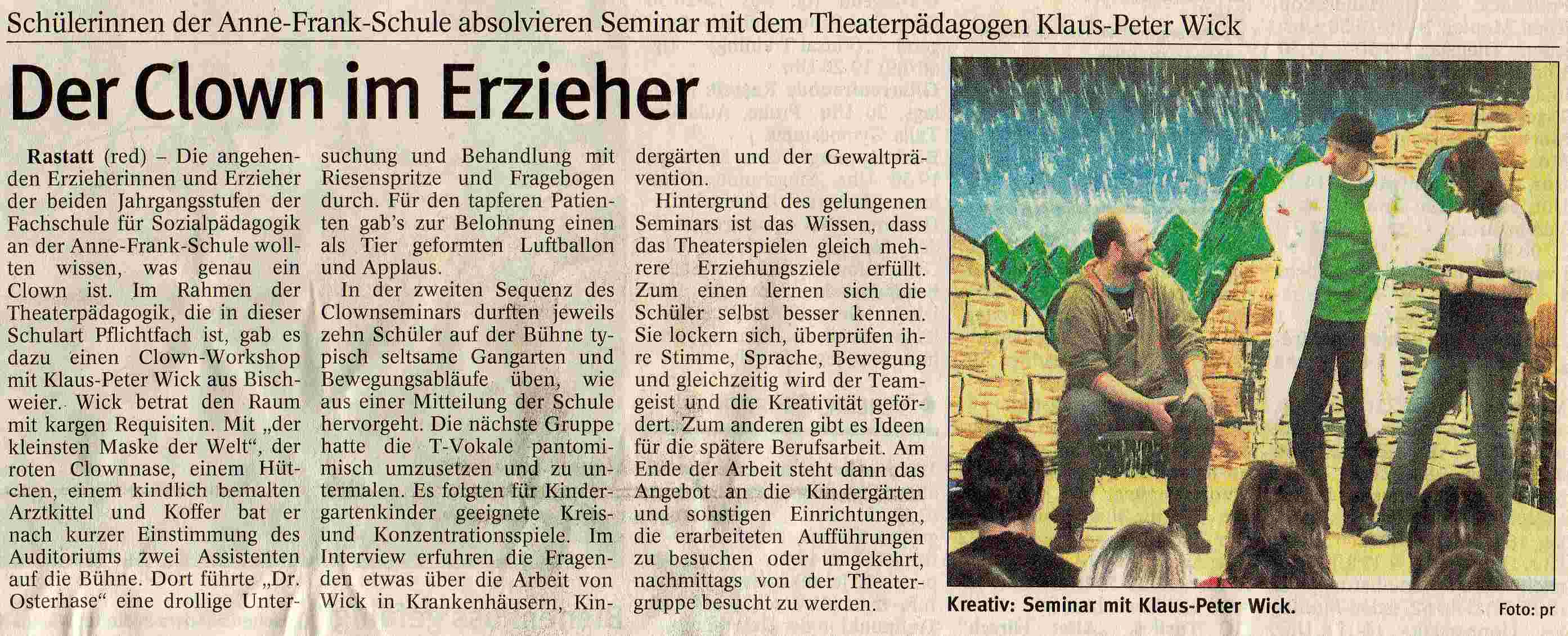 clowndoktor_badisches_tagblatt_dezember_2006