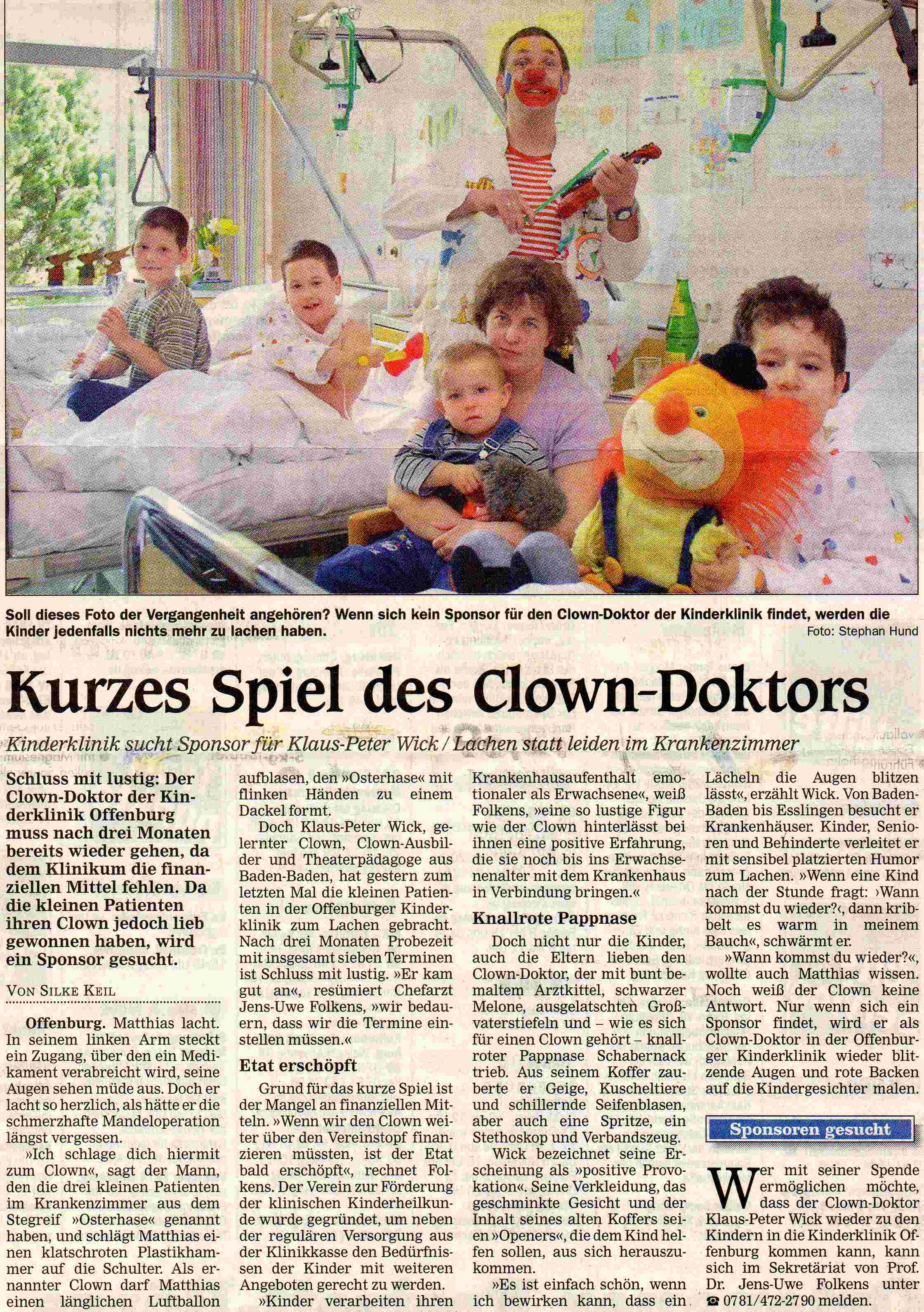 clowndoktor_offenburger_tagblatt_april_2002